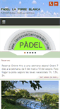 Mobile Screenshot of latorreblancapadel.com